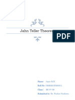 Jahn Teller Theorm 5th Chem