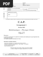 Sujet CAP PSE 2023 : Examen et Corrigé | PDF | Empreinte carbone ...