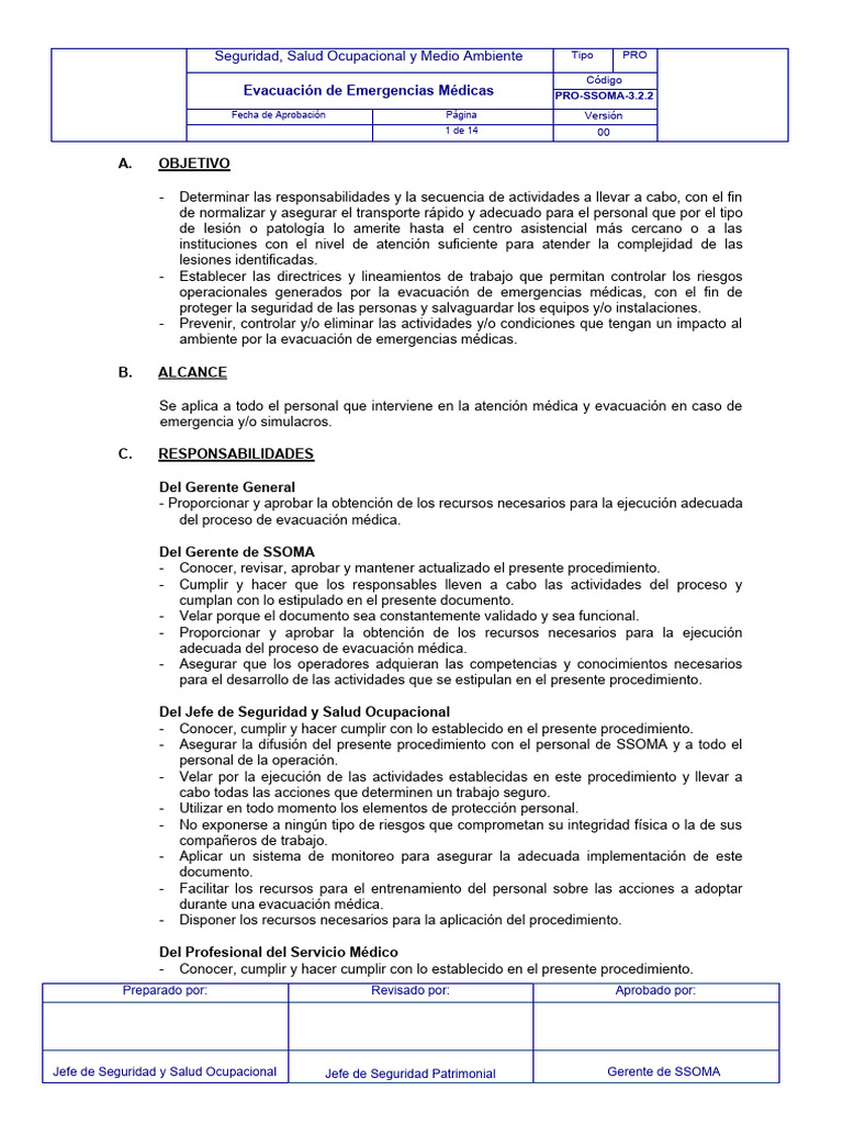 Evacuacion de Emergencias | PDF | Seguridad y salud ocupacional ...