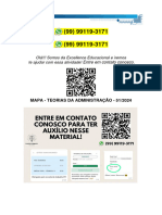 Mapa - Teorias Da Administração - 51/2024 