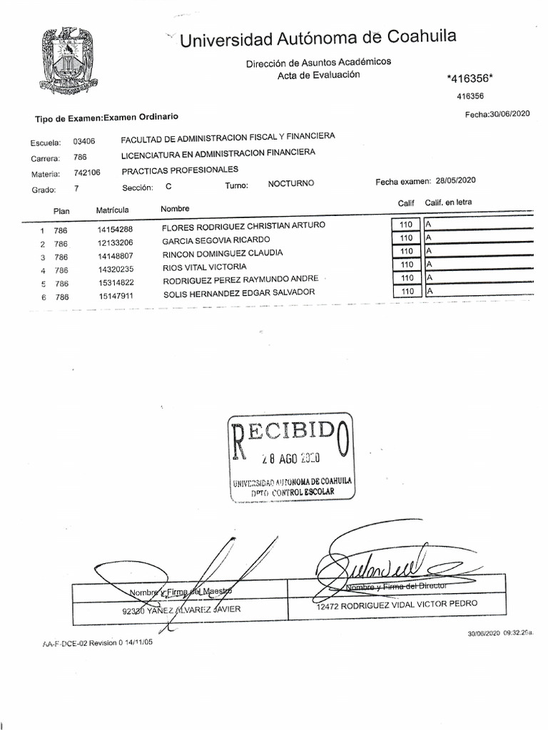 Practicas Profesionales 7C | PDF