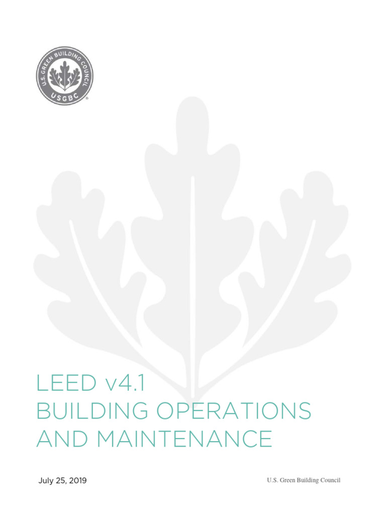 LEED v4.1 O+M Scorecard Overview | PDF | Greenhouse Gas | Efficient ...