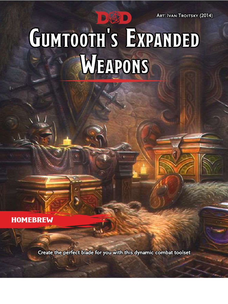 Gumtooth's Expanded Weapons | PDF
