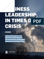 Business Leadership in Times of Crisis
