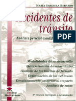 Argentina 2004 Accidentes de Transito. Analisis Pericial Cientifico-Mecanico-M.g. Berardo