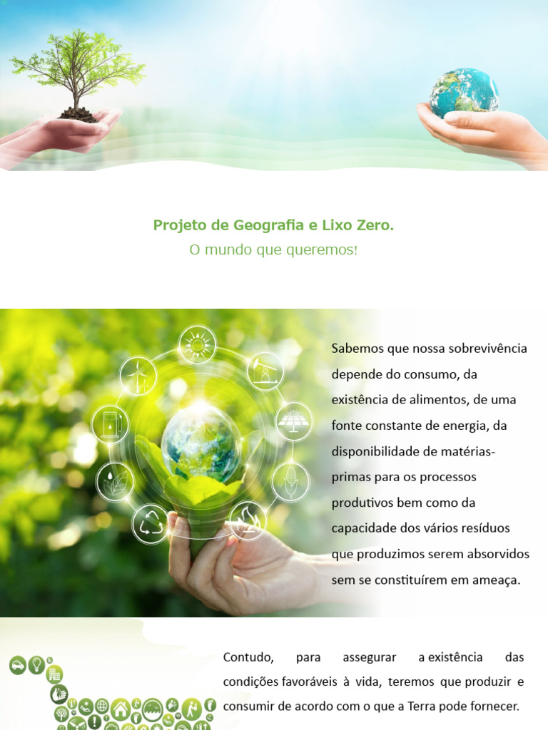 Sustentabilidade e Pegada Ecológica | PDF | Desperdício | Ambiente natural