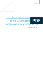 Tema 9 Comportamiento Organizacional y Direccion de Personas