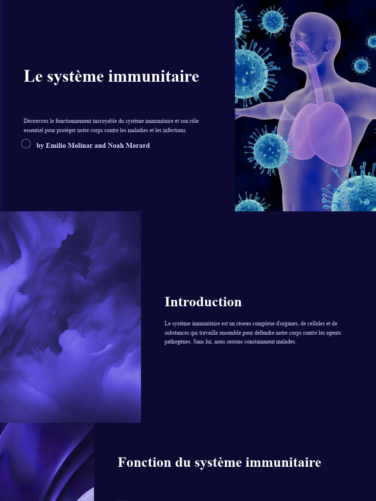 Comprendre le système immunitaire | PDF | Système immunitaire | Infection