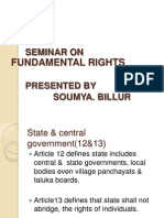 Seminar On: Fundamental Rights