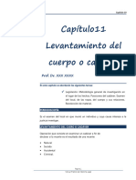 C11 - Levantamiento Del Cuerpo o Cadáver