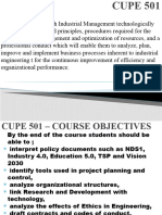 Cupe 501 Course Outline