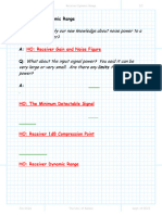 Receiver Dynamic Range Package