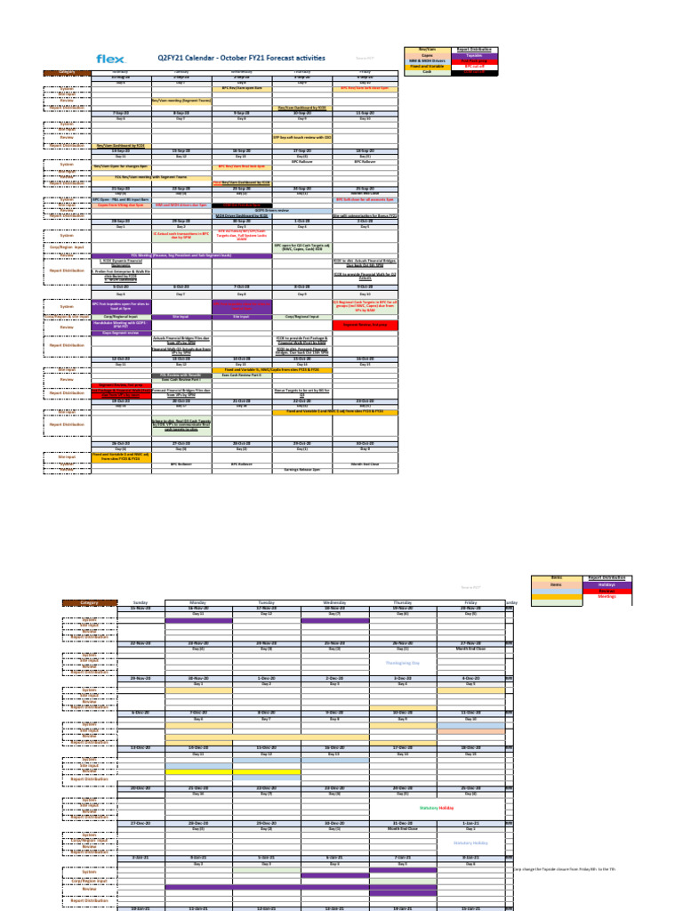 Sample Calendar | PDF