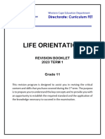 LO Grade 11 Revision Booklet Term 1 - 2023