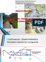 28.1.b.semana 14 Sesion 27 Continuacion Dis-hidr-Aliviadero Canal Con Compuerta