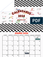 Calendario 2024 Hotizontal