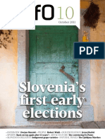 Slovenia's First Early Elections: October 2011