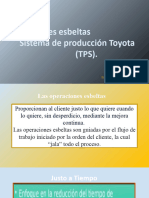 Operaciones Esbeltas - Sistema de Producción Toyota - Diapositivas