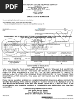 Certificate of Insurance