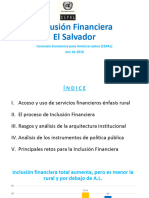Inclusion Financiera. Estudio de Caso El Salvador 0