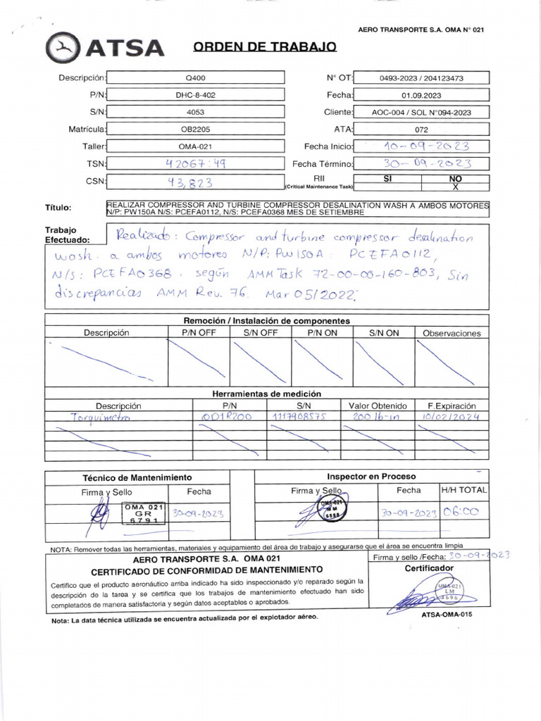Ot-0493-2023 Ob2205 Compressor and Turbine Compressor Desalinati - 001 ...
