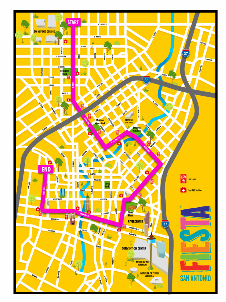 Parade Map 2024 PDF