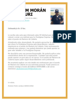 Carta de Presentacion