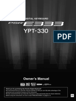PSR-E333 - YPT-330 Owner's Manual