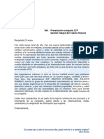 Carta de Presentacion 2CP GESTION INTEGRAL DEL TALENTO HUMANO