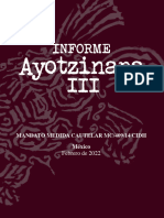 Informe III Ayotzinapa