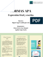 Normas Apa: Expresión Oral y Escrita