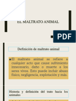 El Maltrato Animal