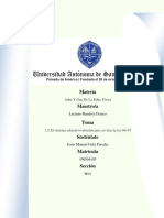 Tarea 1.2 El Sistema Educativo Dominicano, Revisas La Ley 66-97