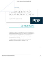 El Inversor - ARSOLAR - Cursos Online de Energía Solar