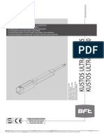 Manual Instalare BFT Kustos Ultra BT A40