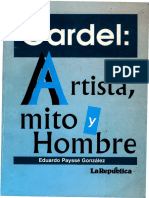 Gardel Artista Mito y Hombre Eduardo Paysee Gonzalez 1993