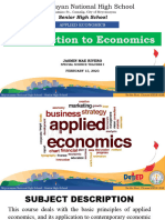 Lecture 1 Applied Economics