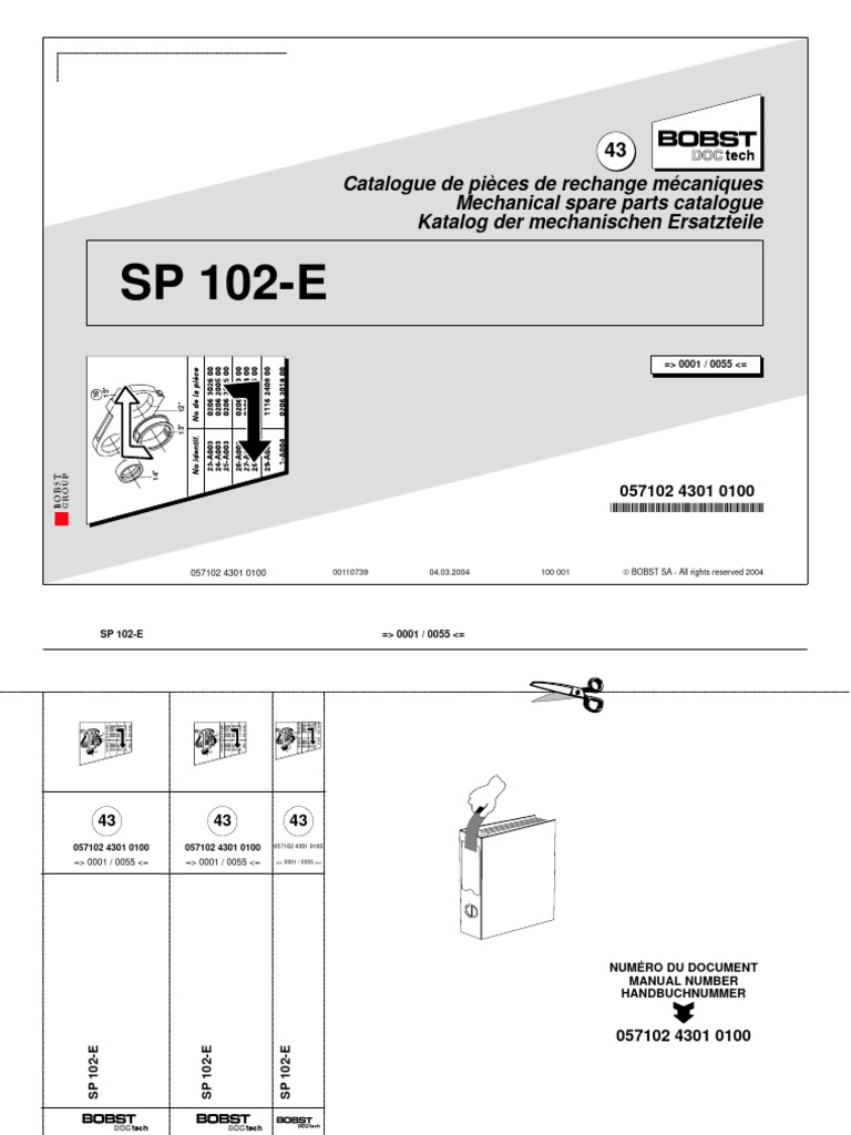 Catalogue de pièces SP 102-E | PDF | Produits en bois | Matériaux ...