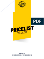 Pricelist Villa 3D