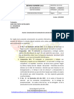 Terminacion de Contrato