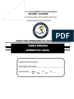 TAREA DIRIGIDA - Normativa Legal