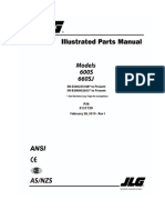 JLG 600S, 660SJ Ilustrated Parts Manual 3121729 Rev 28-02-19