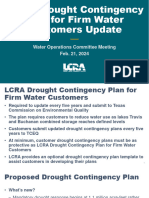 Lcra Drought Contingency Plan For Firm Water Customers Update Pres 2024-02-21