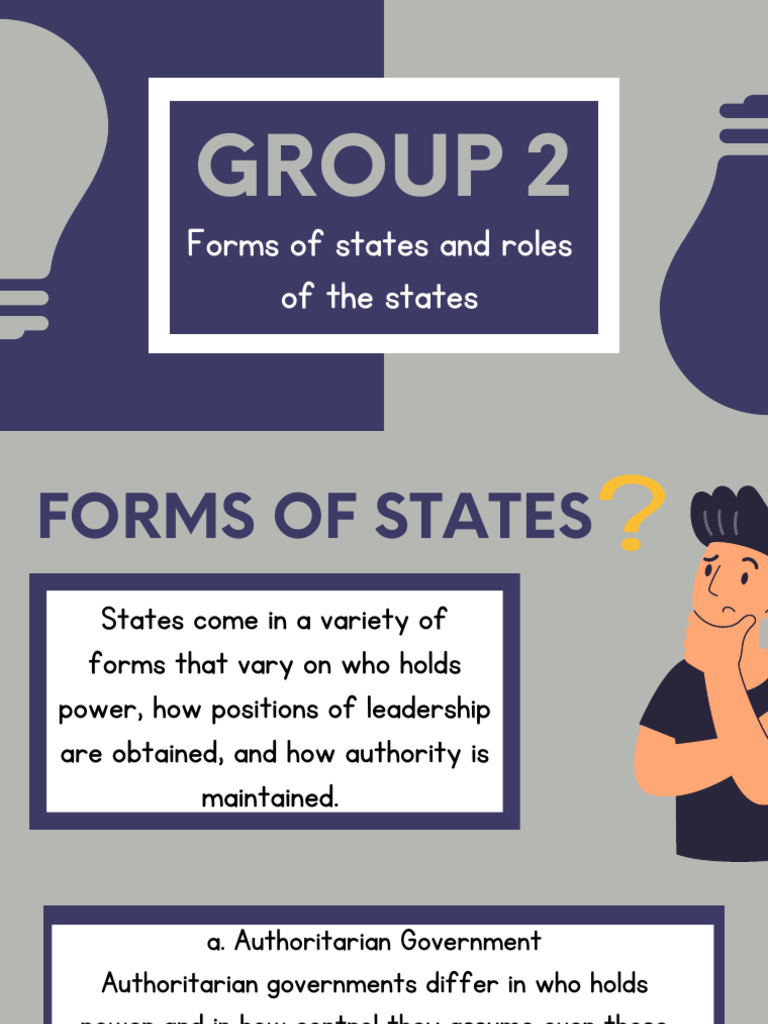 FORMS OF STATEs | PDF | State (Polity) | Monarchy