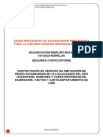 Bases Integradas de Adjudicación Simplificada para La Contratación de Servicios en General