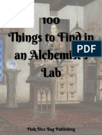 100 Things To Find in An Alchemist's Lab