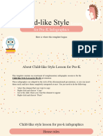 Child-Like Style Lesson For Pre-K Infographics by Slidesgo