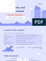 Community and Neighborhood - Social Studies - 1st Grade by Slidesgo