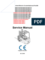 A Series 1.3 - 2.0t 3-Pivot Electric Forklift Service Manual (CE) 2019.08