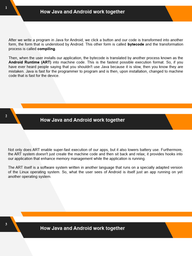 How Java and Android Work Together | PDF | Java (Programming Language ...
